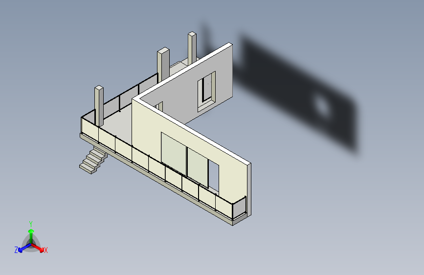 阳台不锈钢带玻璃