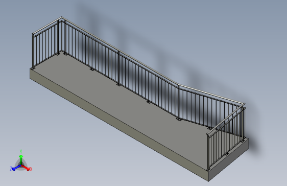 不锈钢阳台，12毫米槽口抛光