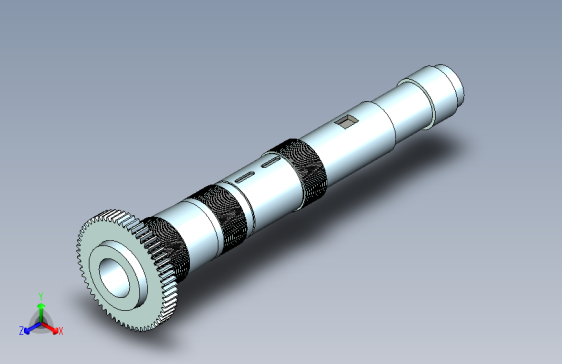 车床主轴箱模型