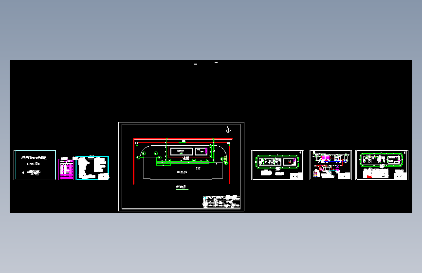 中水站设计CAD图纸