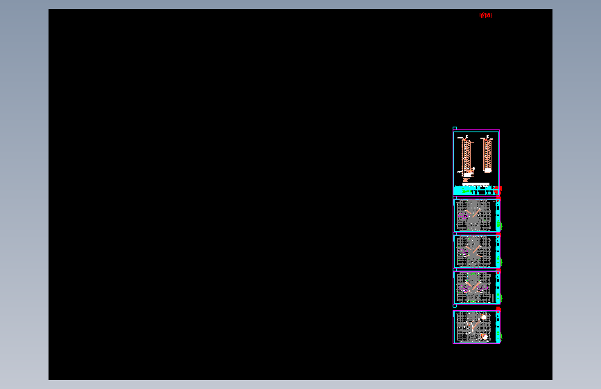 某高层住宅建筑通风防排烟系统设计CAD图纸