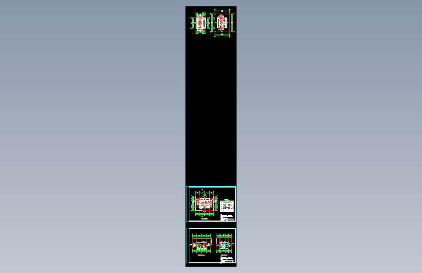 某经典的3m纤维转盘滤池cad布置图