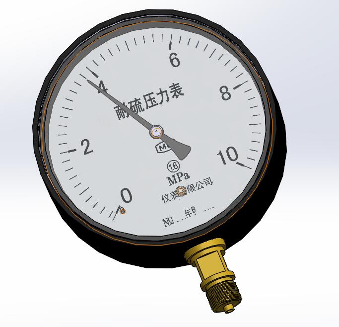 弹簧管压力表