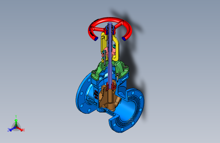 弹性软密封明杆闸阀暗杆闸阀