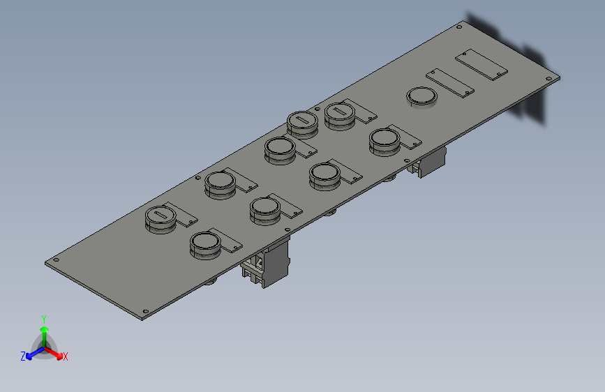 地铁站台本地控制盘PSL