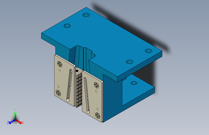 电梯安全钳三维设计