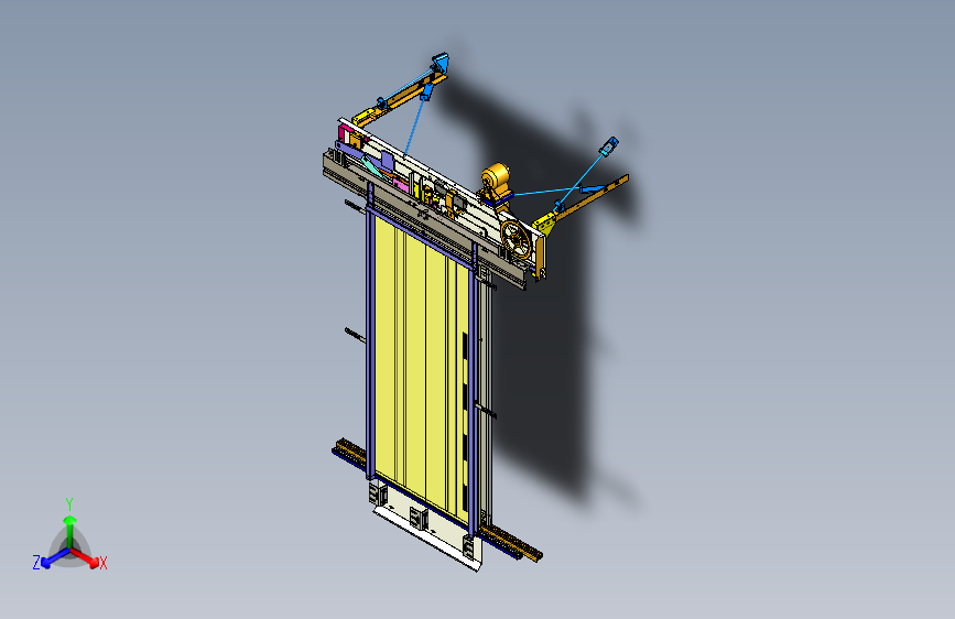 电梯层门轿门系统