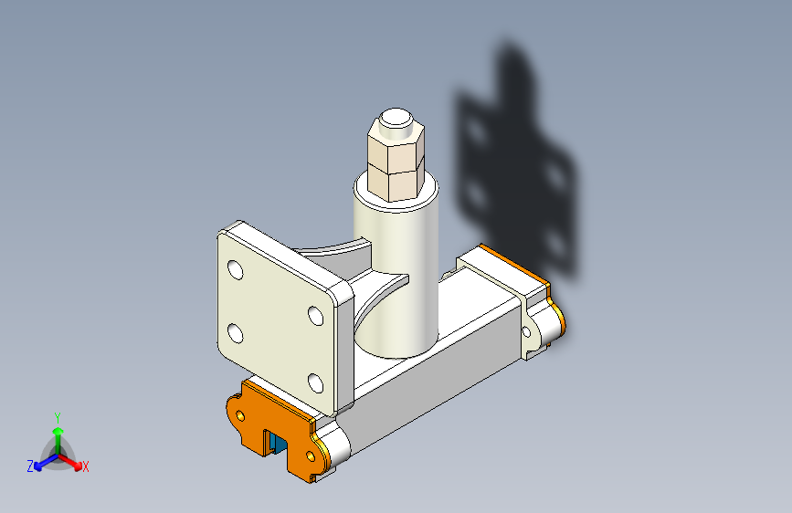 电梯弹性滑动导靴