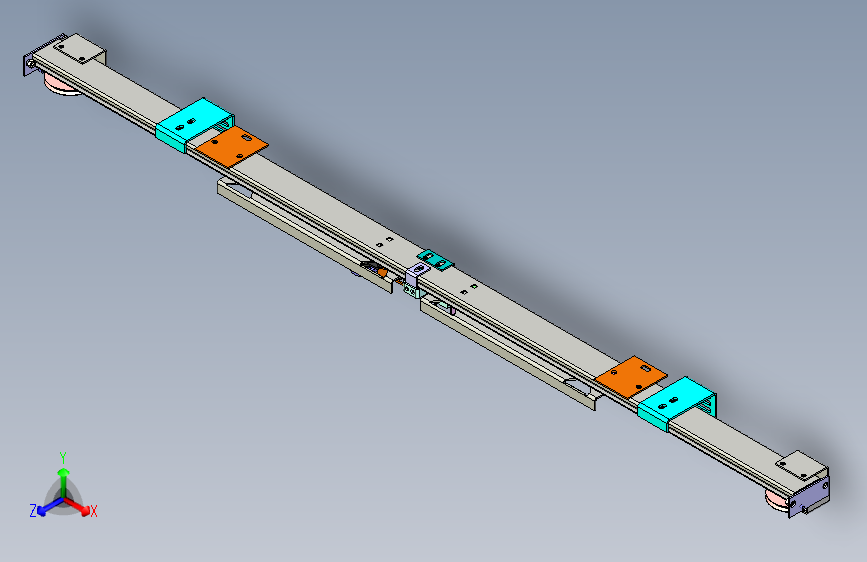 电梯层门装置模型