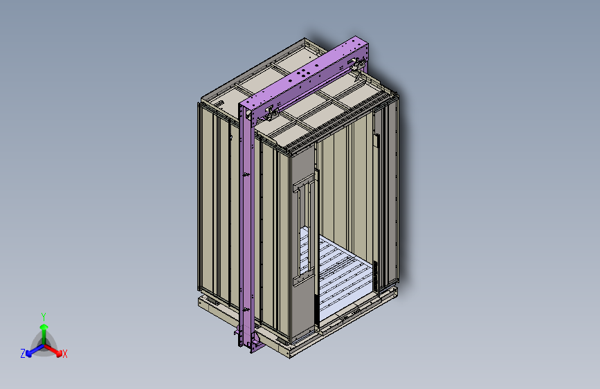 电梯轿架轿厢总成
