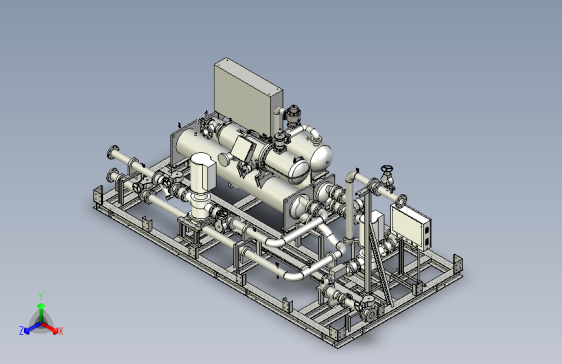 600千瓦一体式冷水机组内部结构