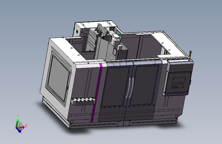 F800加工中心三维