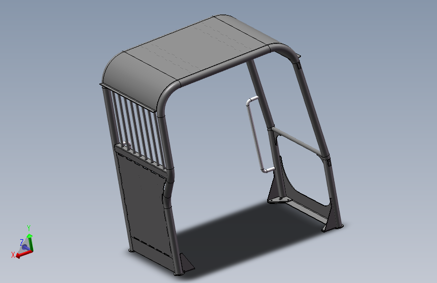 C50R-5吨履带车驾驶仓焊接