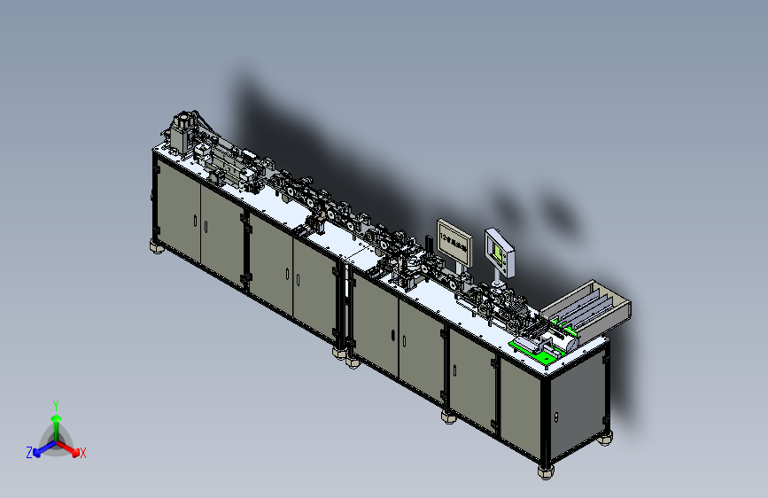 电阻元件全自动组装、检测流水线