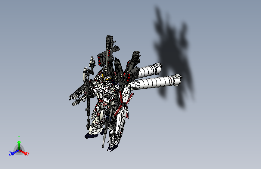 独角兽高达FA机器人