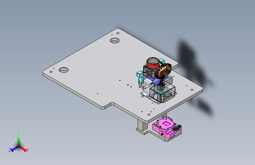 福特汽车油泵电磁阀功能测试机，含内部结构