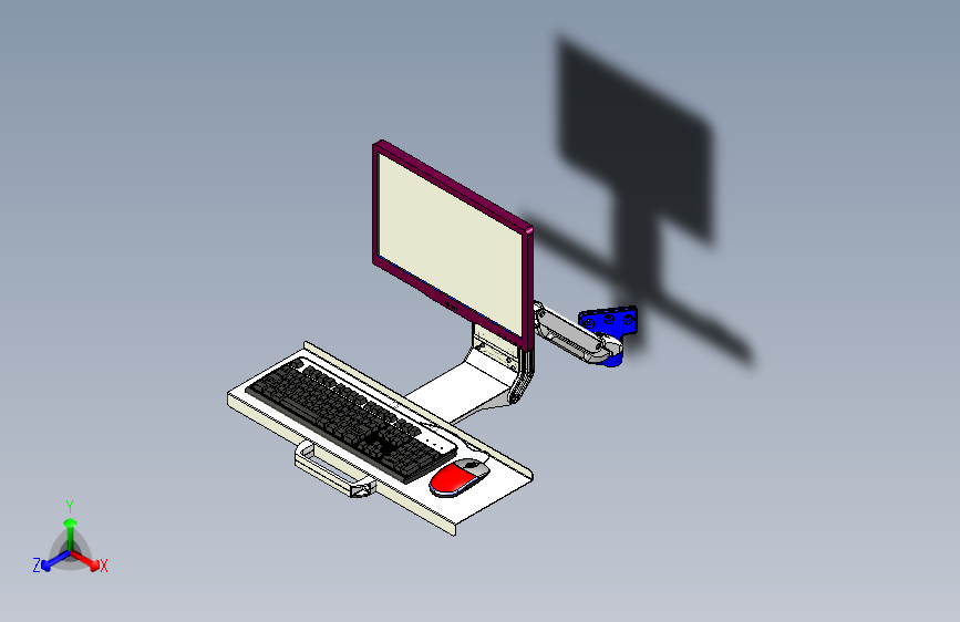 工业显示器支架