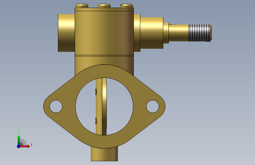蝴蝶阀省赛三维图