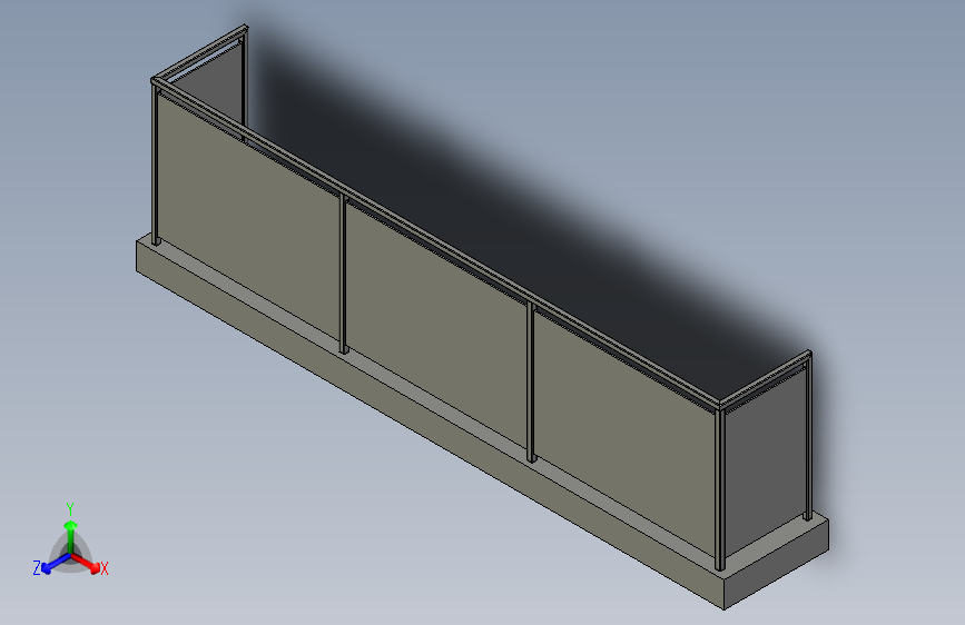 带玻璃的316L光泽不锈钢阳台