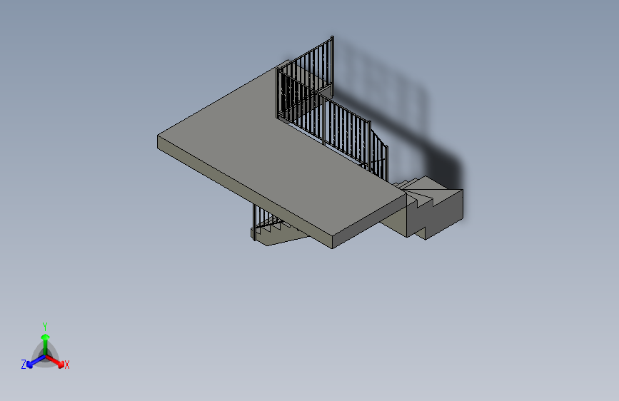 热漆钢制内栏杆