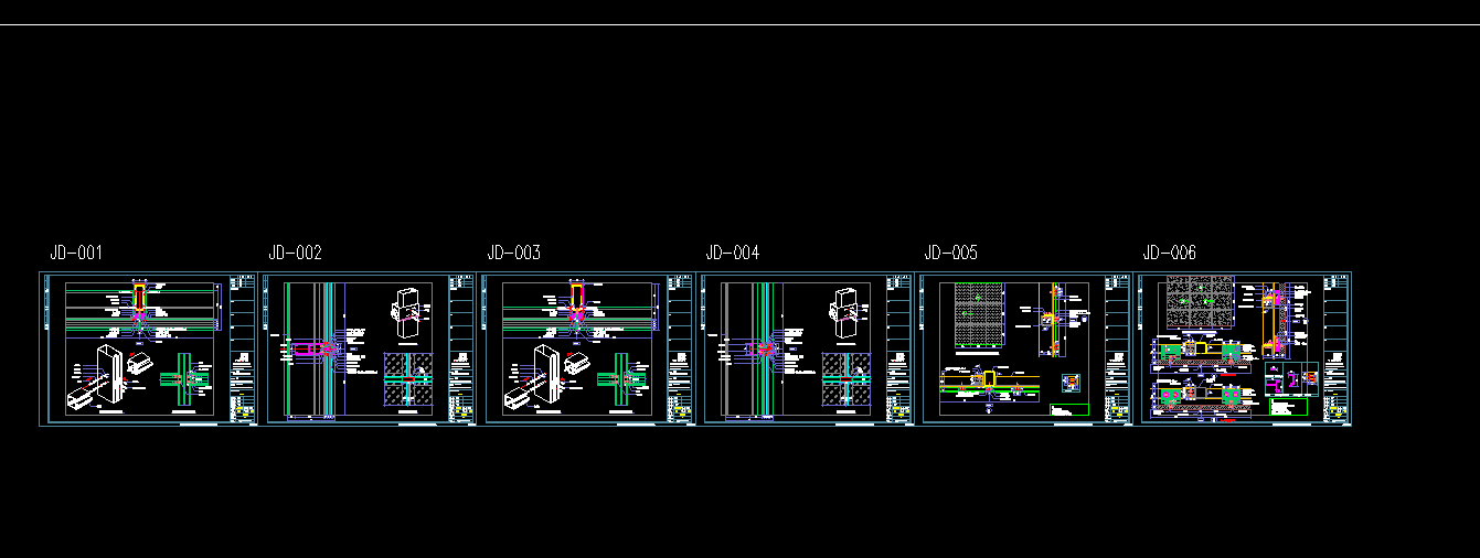某国际商务中心A1地块二期商务会馆节点施工图全套CAD图纸