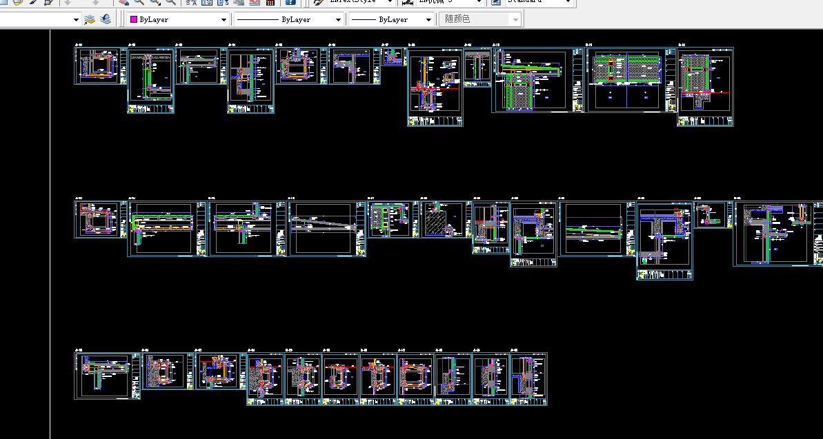 某国际商务中心A1地块二期商务会馆节点施工图全套CAD图纸