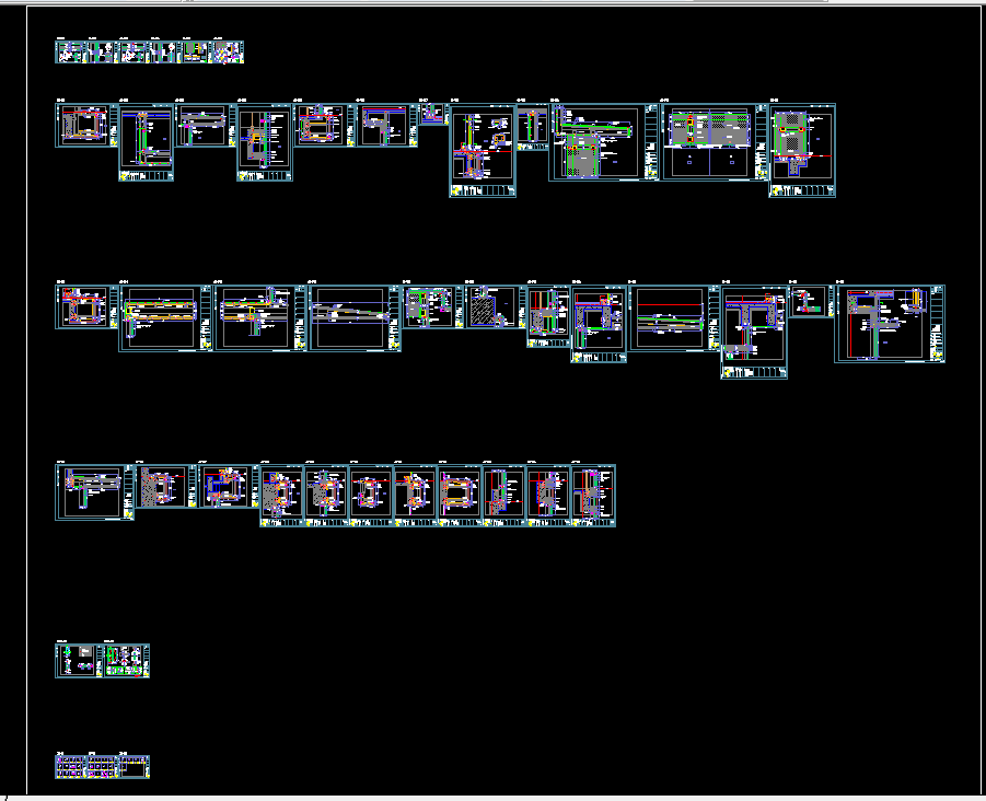 某国际商务中心A1地块二期商务会馆节点施工图全套CAD图纸