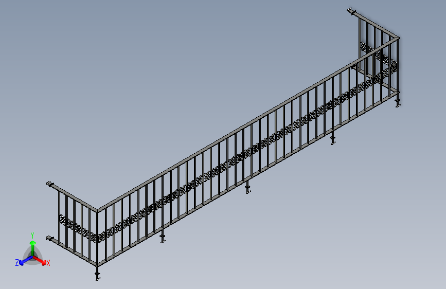 铁制阳台，铁制人物