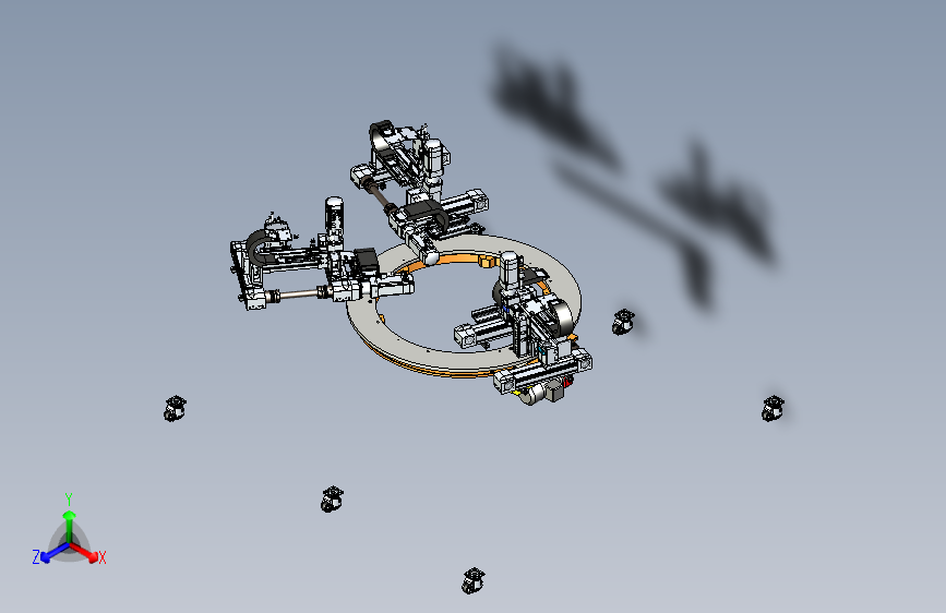 10工位自动化加工设备