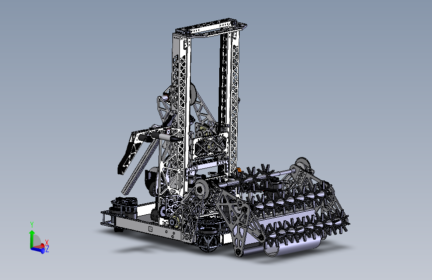 TEAM 6304 2025 robot比赛小车结构 STP格式