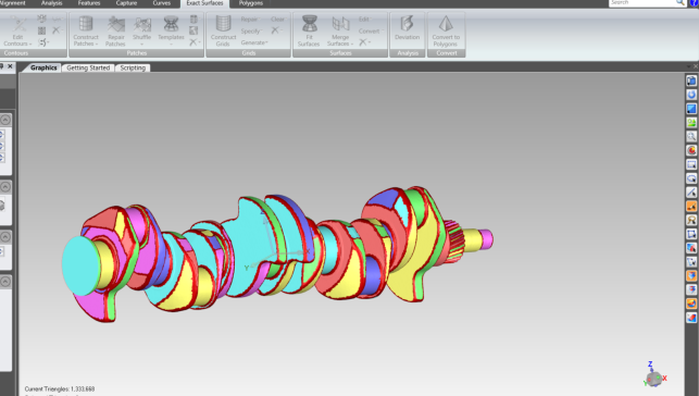 发动机曲轴逆向