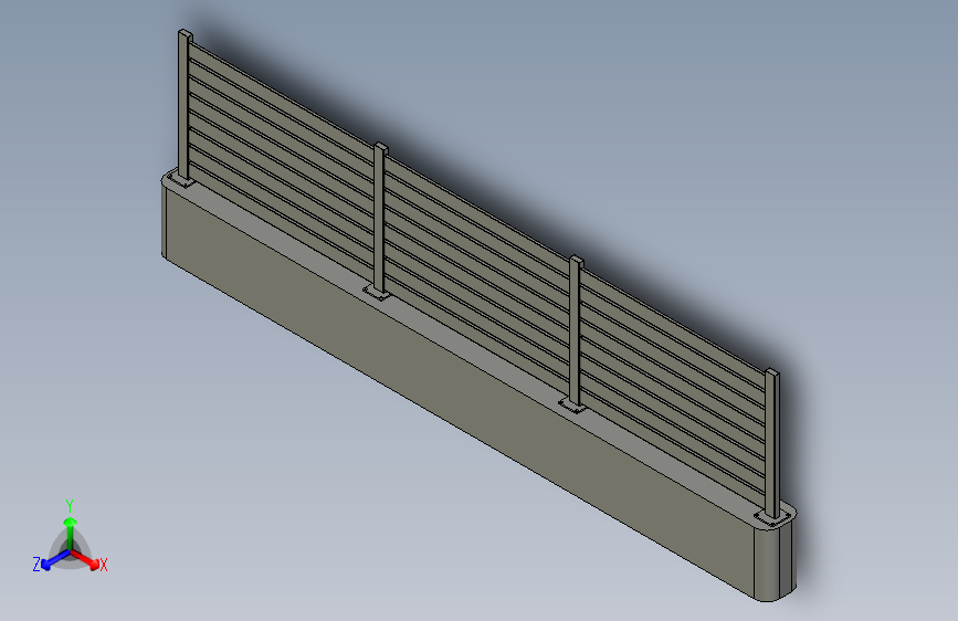 热漆涂层金属围栏