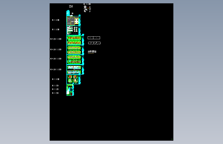 安徽光彩大市场二期工程建筑施工图全套CAD图纸