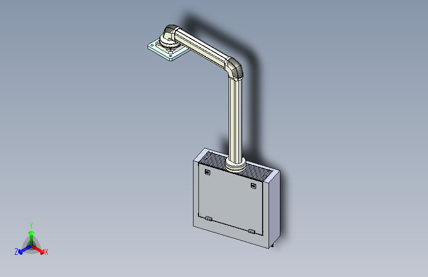 单臂可旋转操作箱