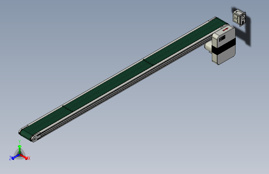 宽皮带线皮带输送机-挡板定制型