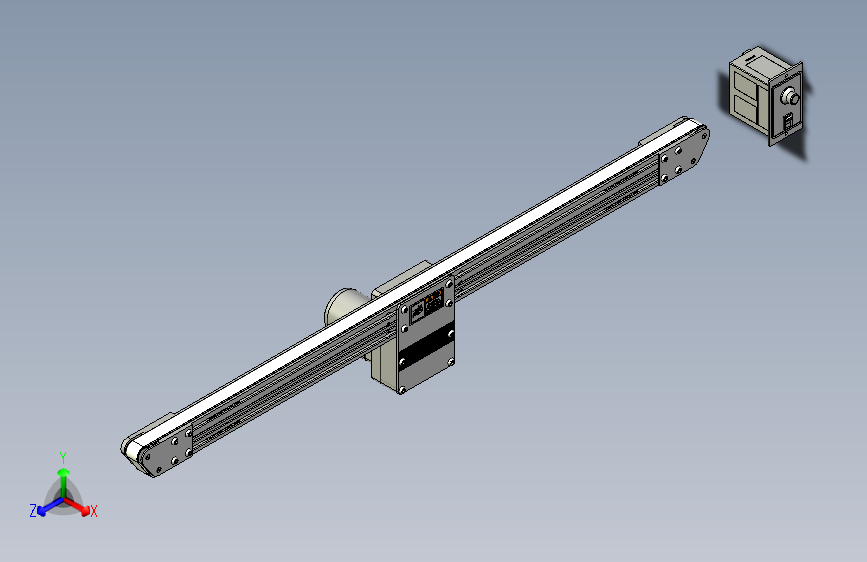 窄皮带线皮带输送机-单列型