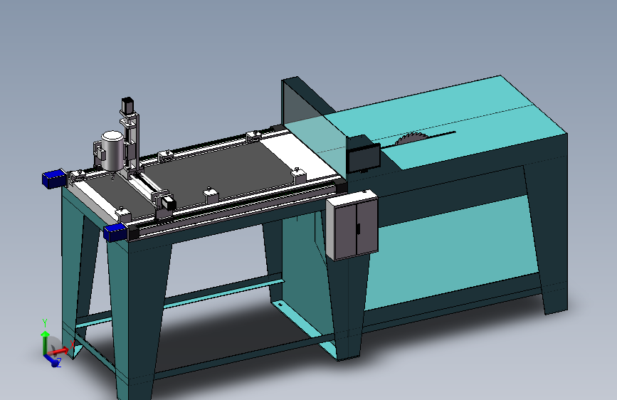 木板自动开孔机设计含SW三维图 644533