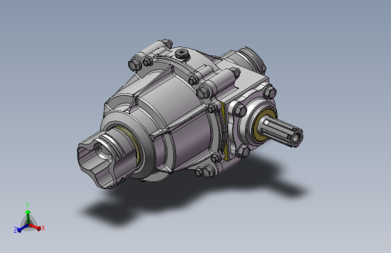大学生方程式赛车差速器总成