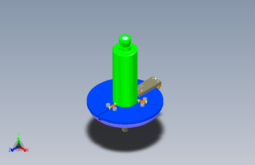 带圆锥扩张机构的三指机器人夹具