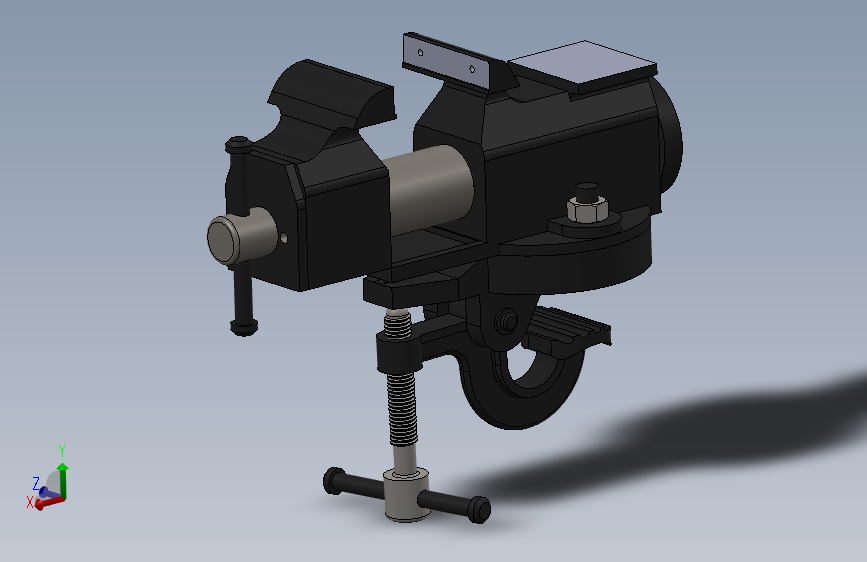 迷你夹紧式台虎钳
