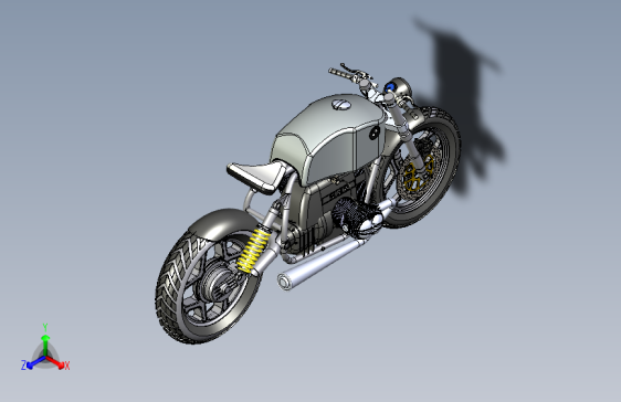 摩托车简易模型