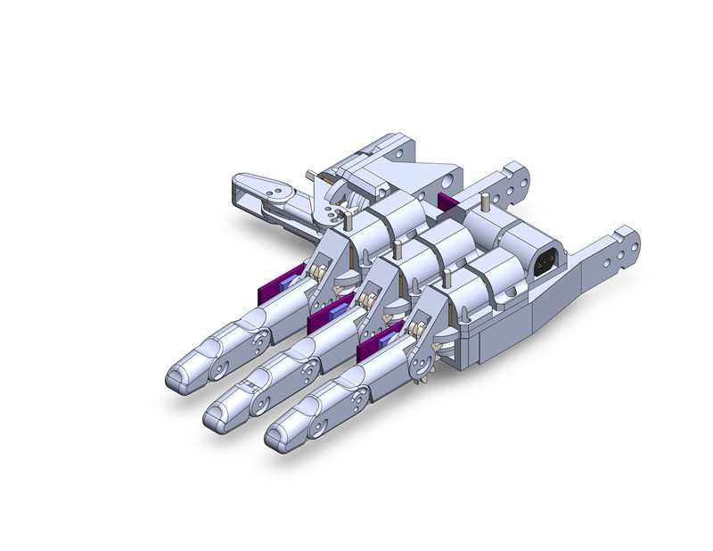 四指仿人机械手
