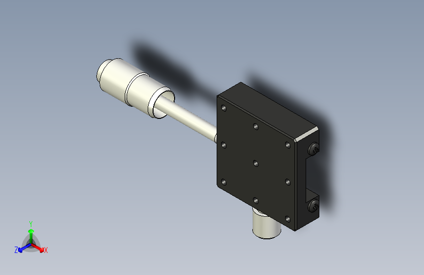 手动位移平台_交叉导轨形_X轴40型