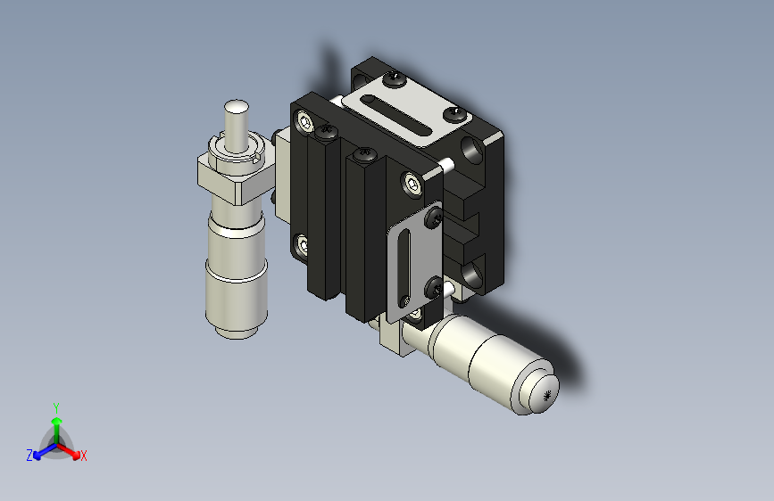 手动位移平台_交叉导轨形_XY轴40型