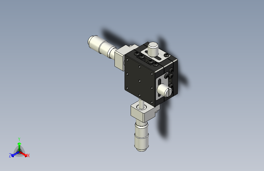 手动位移平台_交叉导轨形_XY轴40薄型