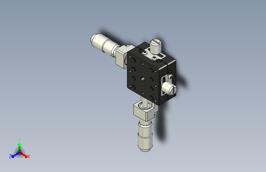 手动位移平台_交叉导轨形_XY轴40超薄型