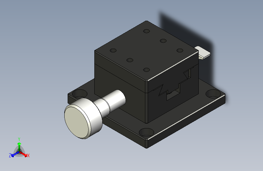 手动位移平台_燕尾槽型_齿轮齿条驱动型X,XY,Z轴4040型