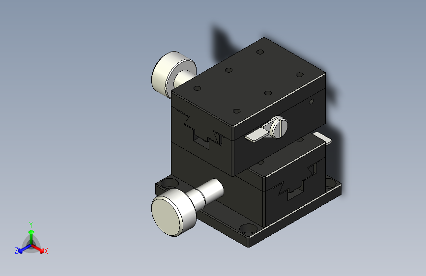 手动位移平台_燕尾槽型_齿轮齿条驱动型X,XY,Z轴4060型