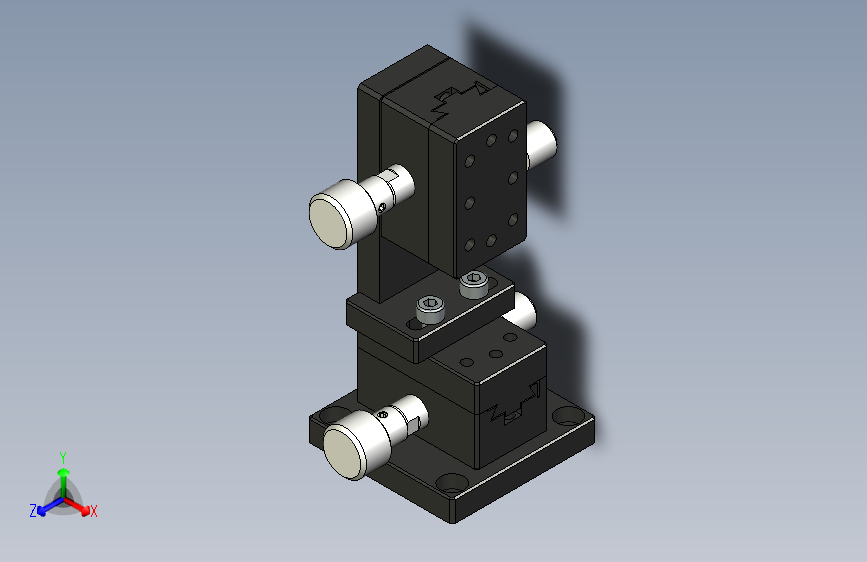 手动位移平台_燕尾槽型_齿轮齿条驱动型XZ,XYZ轴2542型