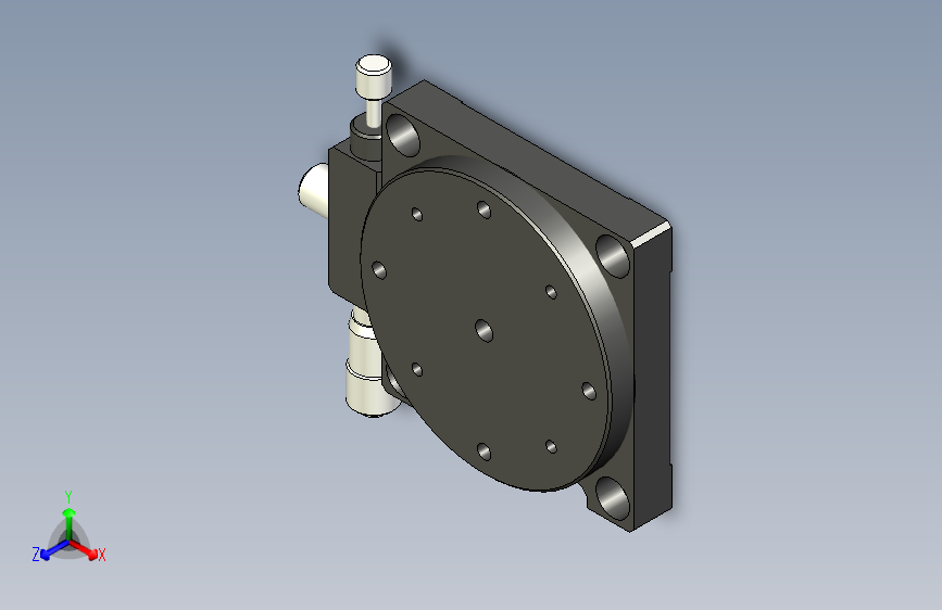 手动位移平台_旋转滑台60,90,125型